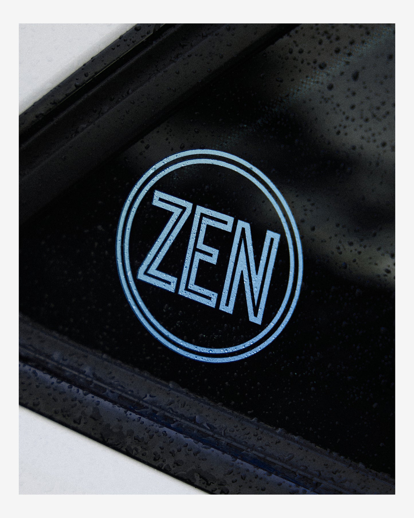 Metallic Sky Blue Roundel Sticker